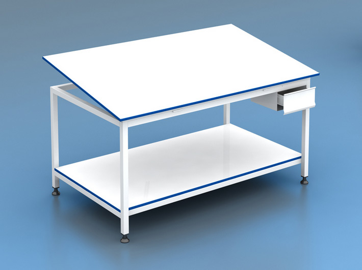 Ayarlı Modelist Masası W.120 cm - L.170 cm - H.85 cm